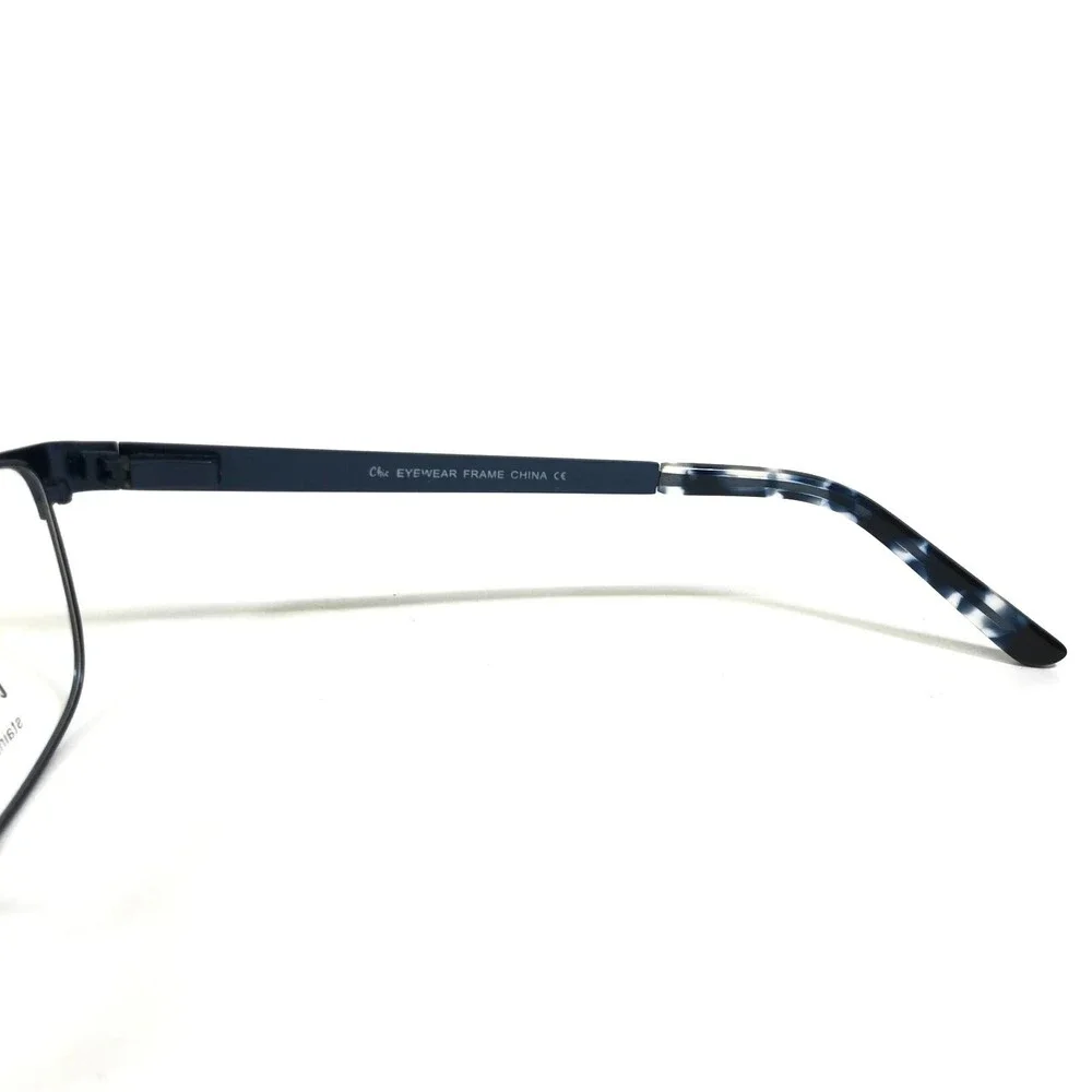 Chic Eyewear Eyeglasses Frames SHEILA MATT BLUE Square Full Rim 58-17-145